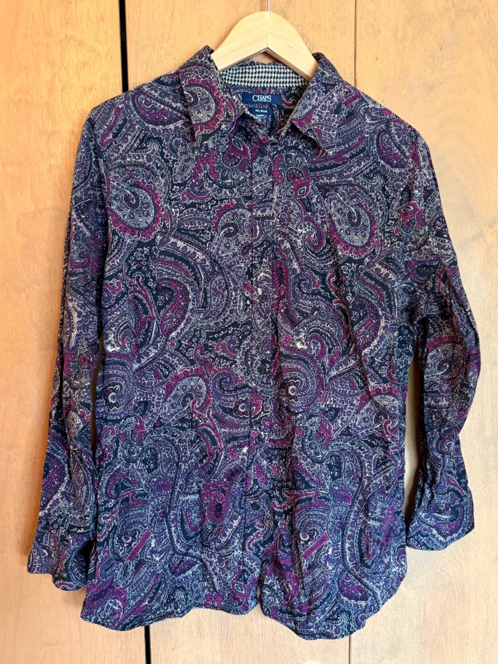 Chaps Paisley Shirt, Purple Tones